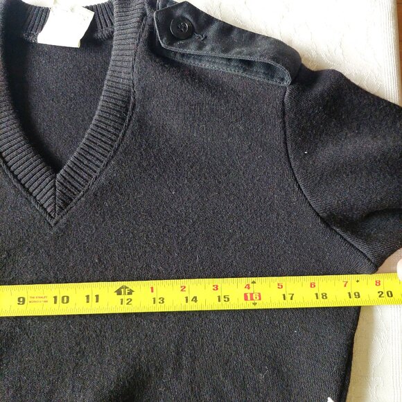 Logistik Unicorp Military-style Commando Sweater 100% Wool Men's Size S - Picture 3 of 3